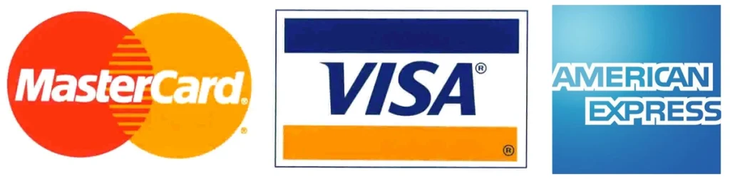 Kreditt og debetkort visa mastercard american express