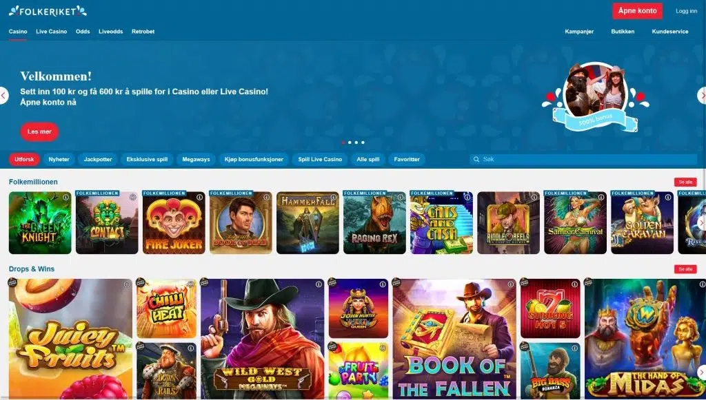 nettcasinoer folkeriket casino lobby hasardspiller