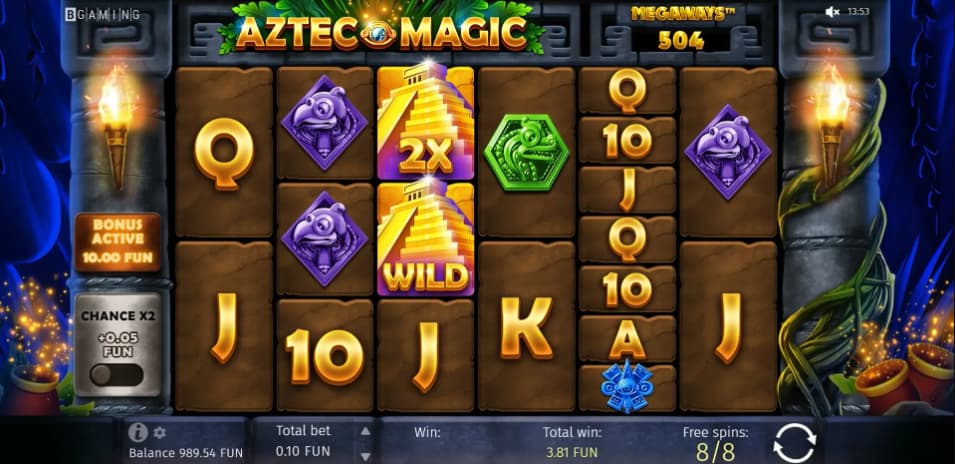 bgaming aztec magic megaways