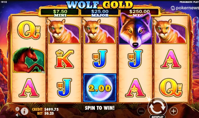 pragmatic play wolf gold