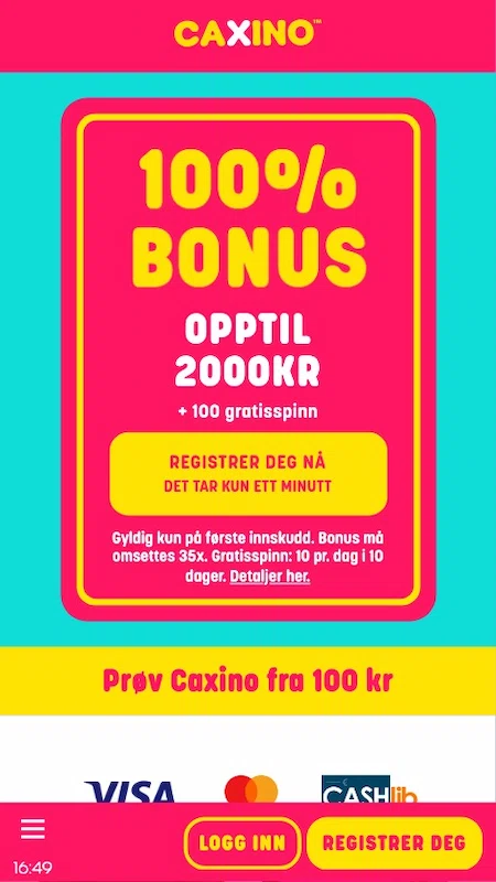 Caxino Casino Bonus