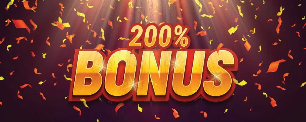 200% casino bonus