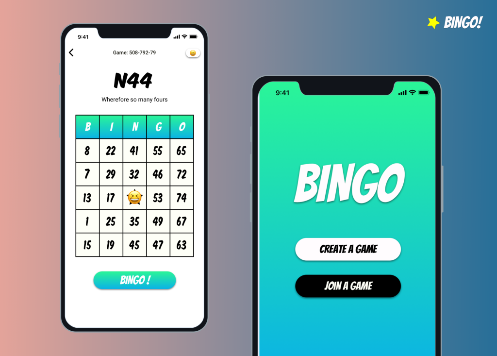 Bingo i nettleser eller mobil app