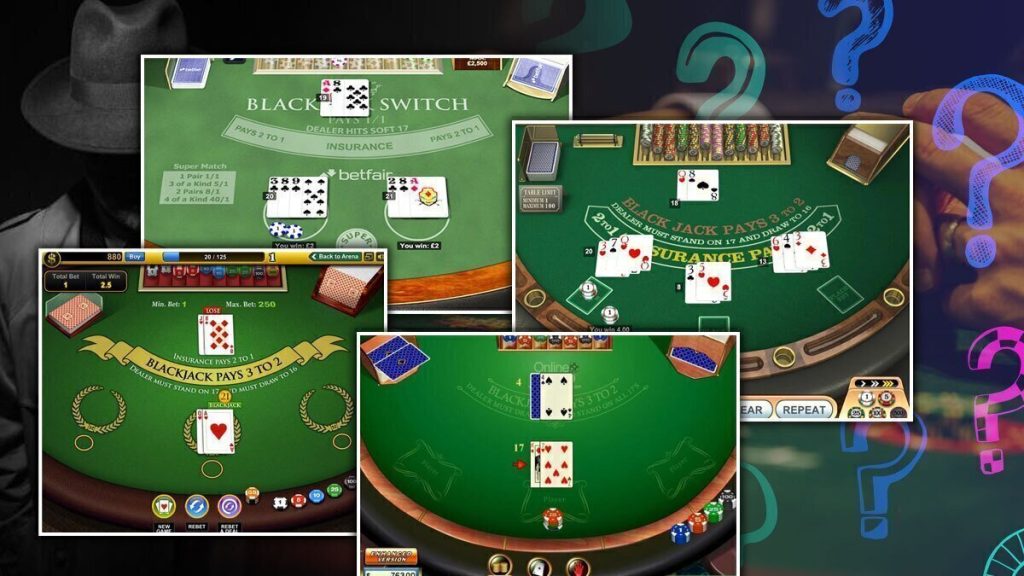 Online blackjack vs et landbasert casino