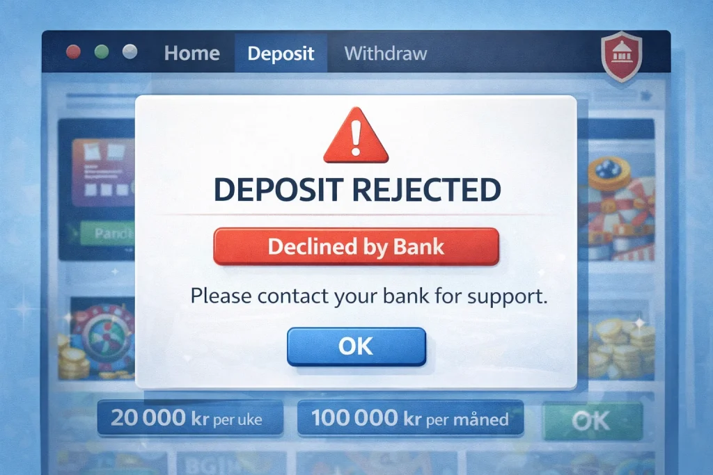 Hvorfor feiler innskudd med