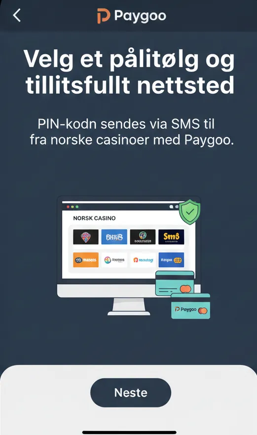 Trinn 3 av påfylling av Paygoo-konto