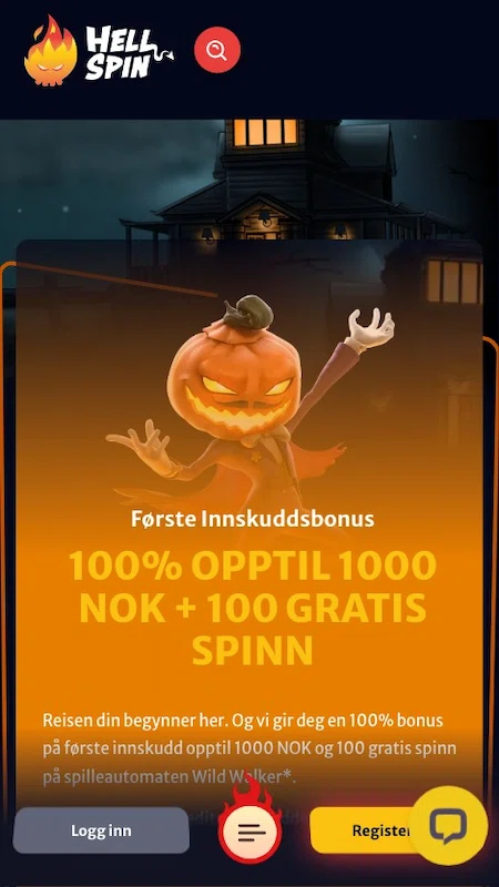 HellSpin Velkomstbonus