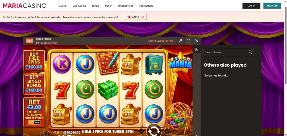 Maria Casino Bingo