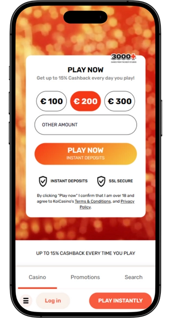 Turneringer Koi Casino