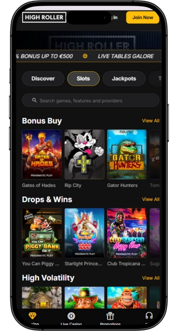 HighRoller Nye Spilleautomater