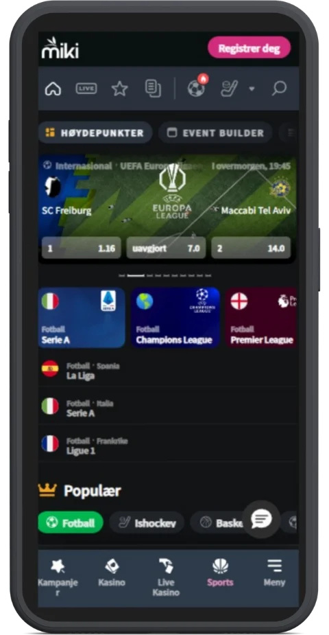 Odds og Sportsbetting