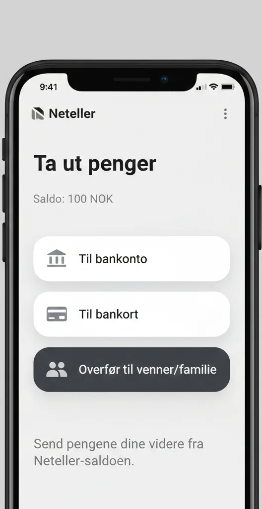 Ta pengene fra Neteller